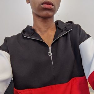 💣 Black/White/Red Sweater